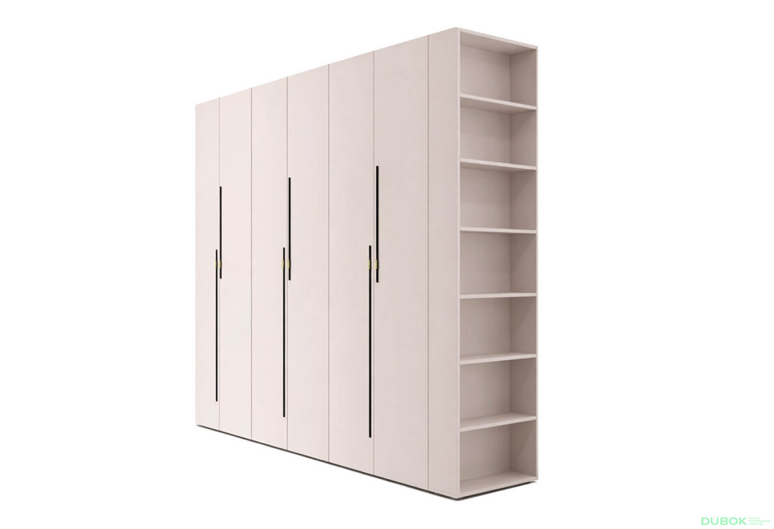Skříň 6D 260 cm kašmír Space