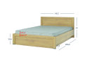 Obrázek 6 - Postel 140x200 s roštem, úložným prostorem Sapori dub navarra