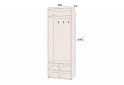 Obrázek 3 - Space Předsíň korpus (v-2400) kašmír