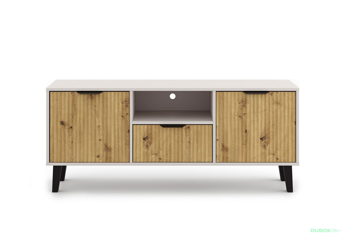 Obrázek 3 - TV stolek Borg Duo 2d1s kašmír / dub artisan