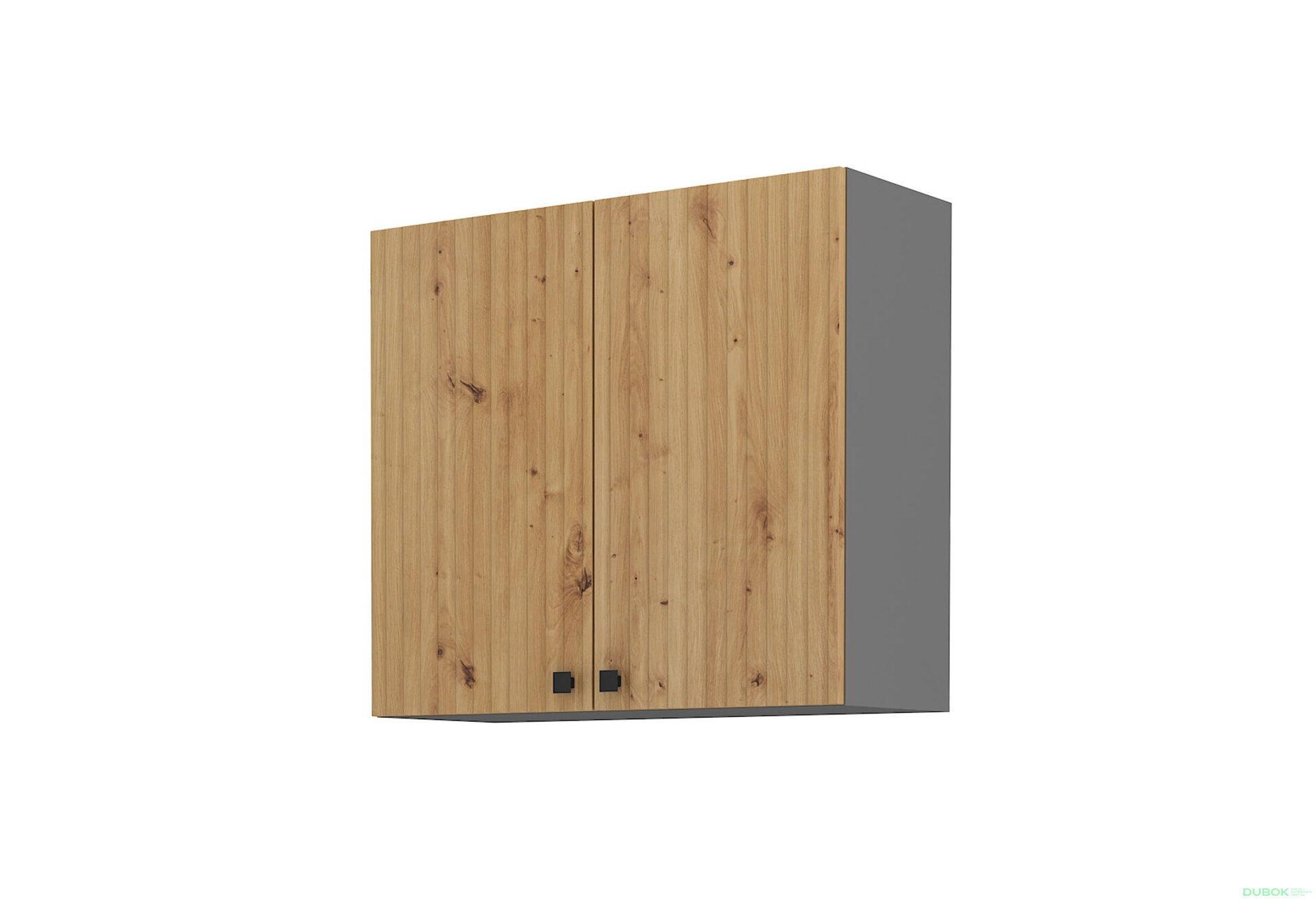 Obrázek 5300 - Kuchyňská sestava 4.9 m Ava antracit / dub artisan + Nessa antracit Storaz-Lempert