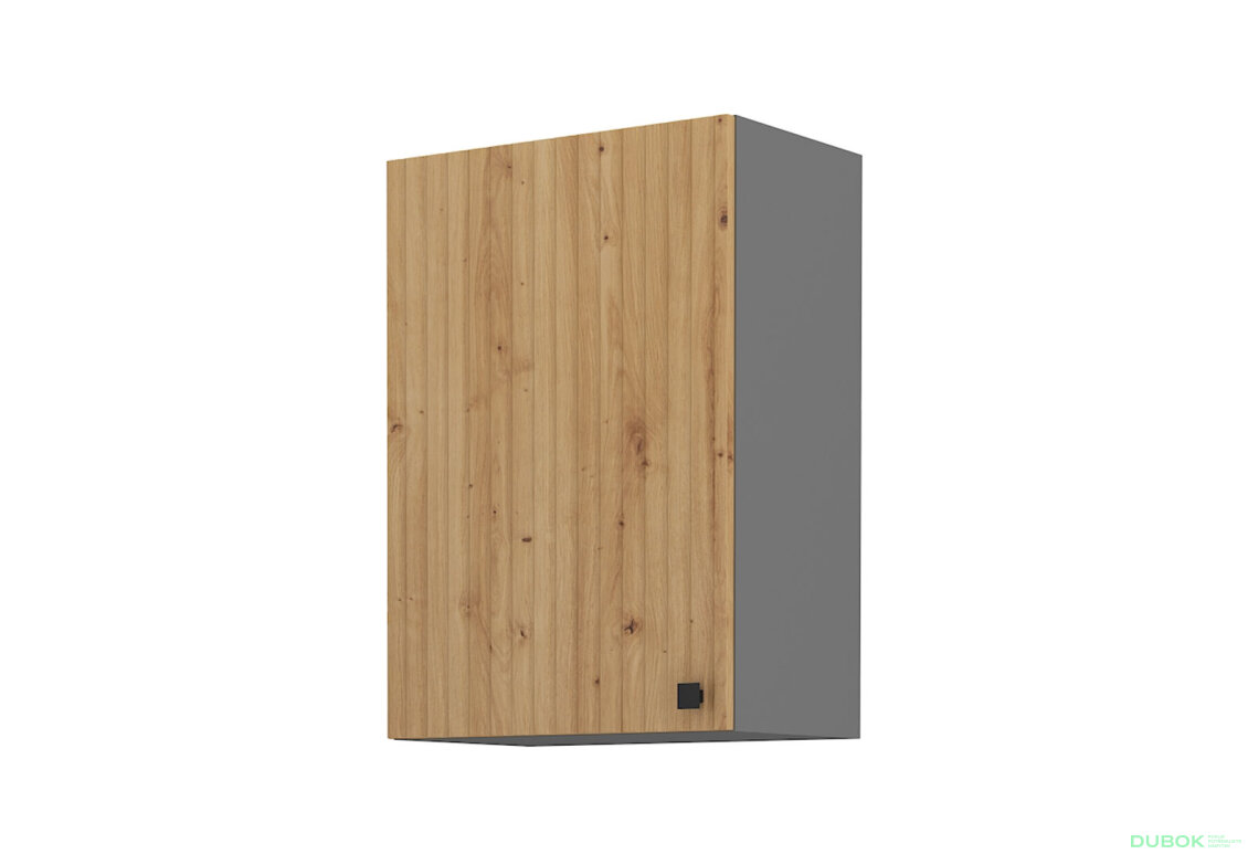 Obrázek 5305 - Kuchyňská sestava 3.3x3.0 m Ava antracit / dub artisan + Nessa antracit Storaz-Lempert