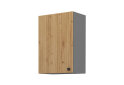 Obrázek 5305 - Kuchyňská sestava 3.3x3.0 m Ava antracit / dub artisan + Nessa antracit Storaz-Lempert