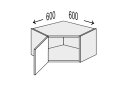 Obrázek 1 - Vrchní roh V 45°/360 (600x600) 1dv Glory