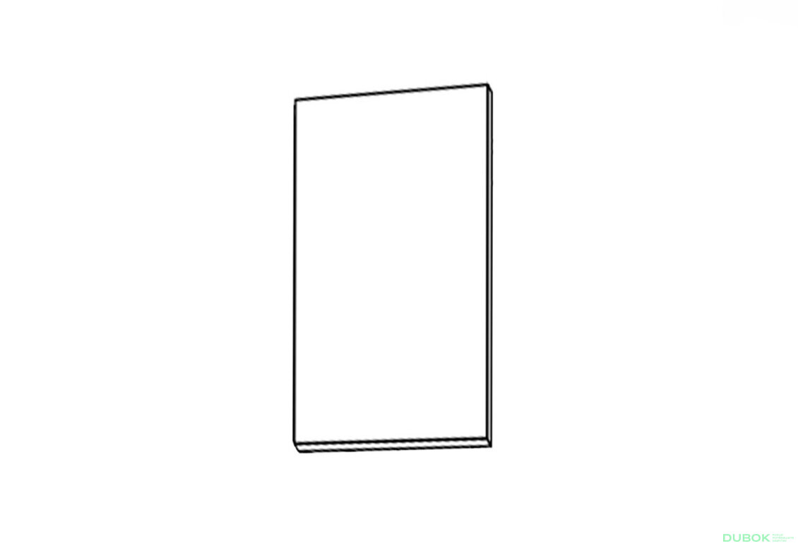 Fasáda 60VVT LEVÁ 1dv Pod odsavač par teleskop 860mm Meri