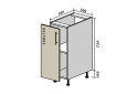 Obrázek 1 - N2 Skříňka 1D 30 Prajm Lux / Prime Luxe