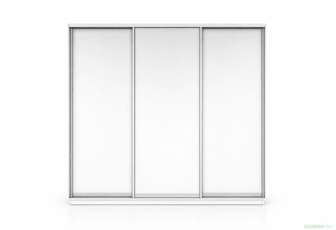 Obrázek 4 - Skříň s posuvnými dveřmi 2500x2200x600 3LTD nymphaea alba, profil stříbrný