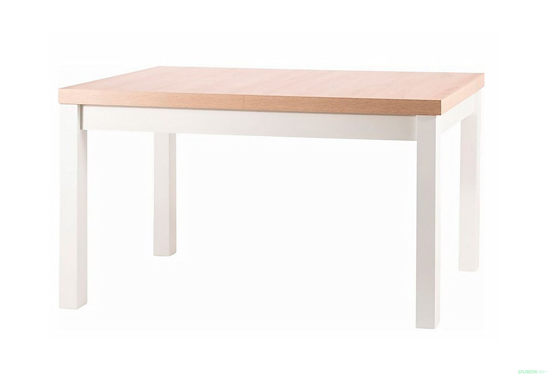 Obrázek 1 - Stůl Presto 140(140+39+39)x80 dub artisan / bílý
