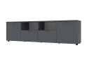 Obrázek 1 - TV stolek s dvířky a zásuvkami Ron 4 180 cm Grafit