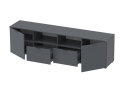 Obrázek 3 - TV stolek s dvířky a zásuvkami Ron 4 180 cm Grafit