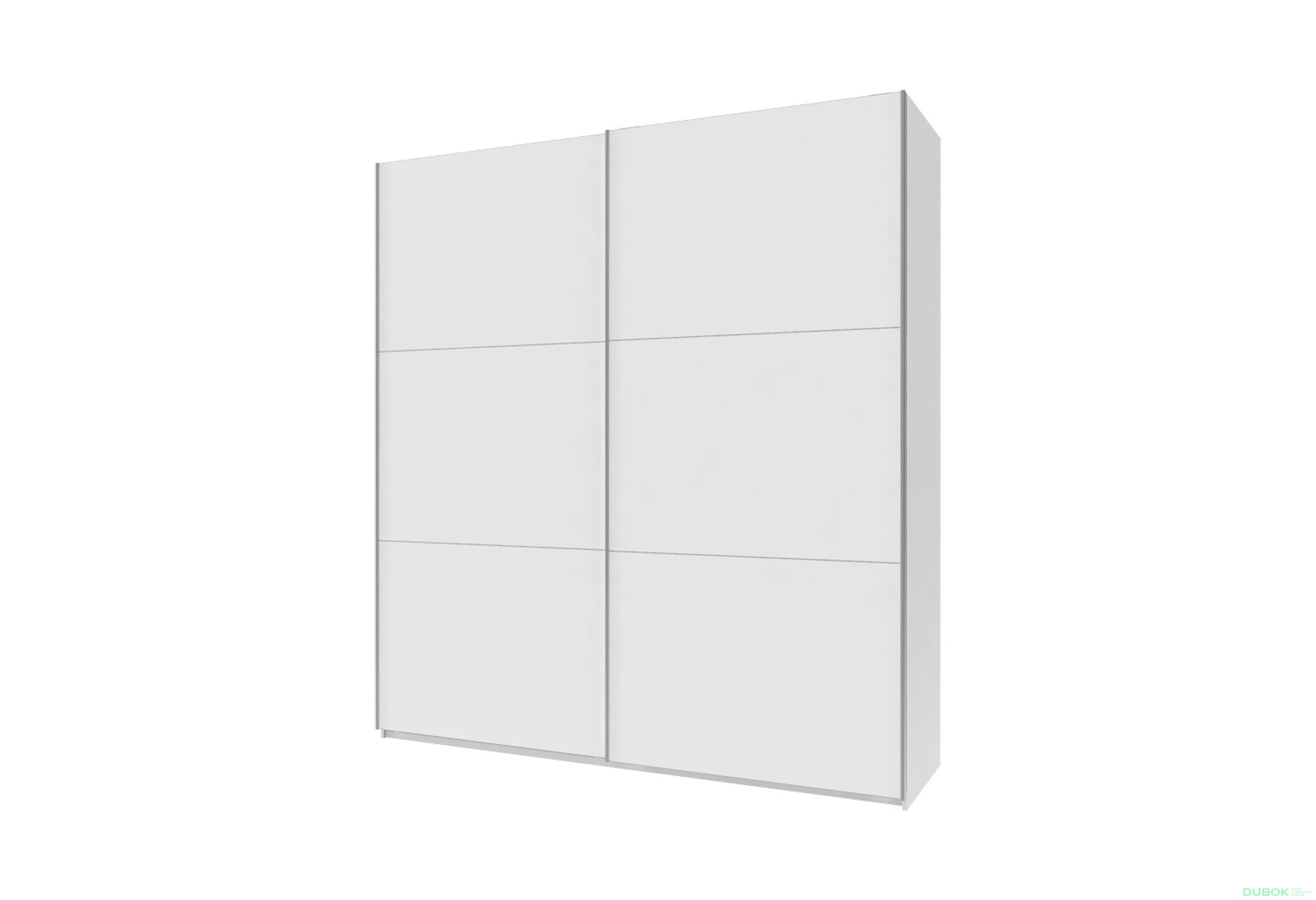 Obrázek 1 - Skříň G-Caiser Doros s 2 dveřmi DTD, 220 cm, bílá