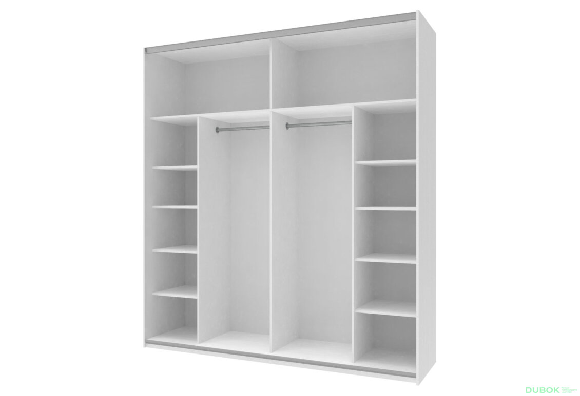 Obrázek 4 - Skříň G-Caiser Doros s 2 dveřmi DTD, 220 cm, bílá