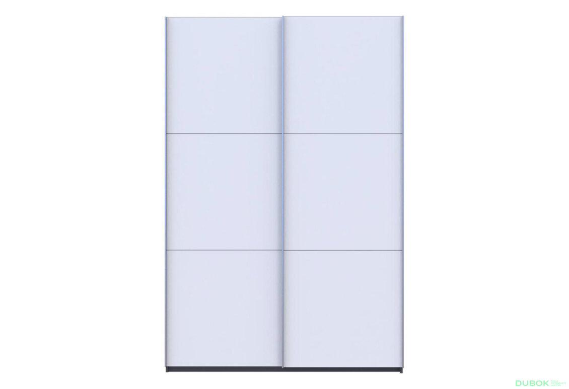Obrázek 2 - Skříň G-Caiser Doros s 2 dveřmi, 160 cm, grafit / bílá