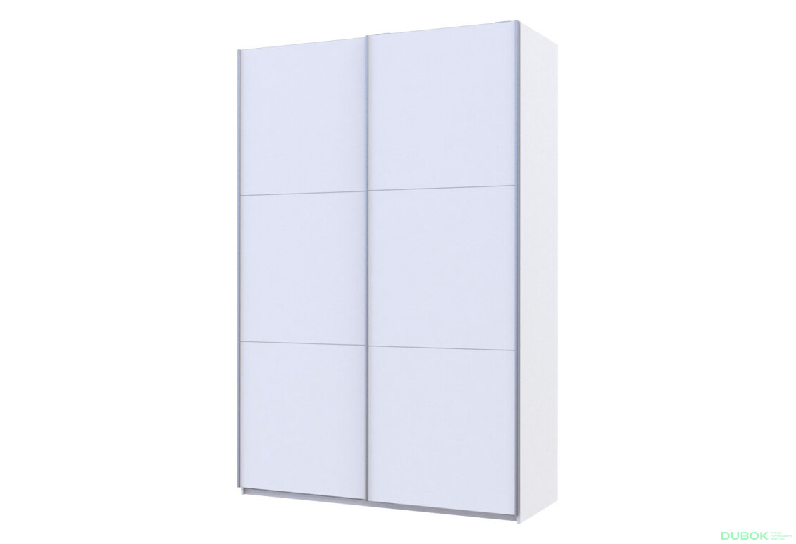 Skříň G-Caiser Doros s 2 dveřmi DTD, 160 cm, bílá