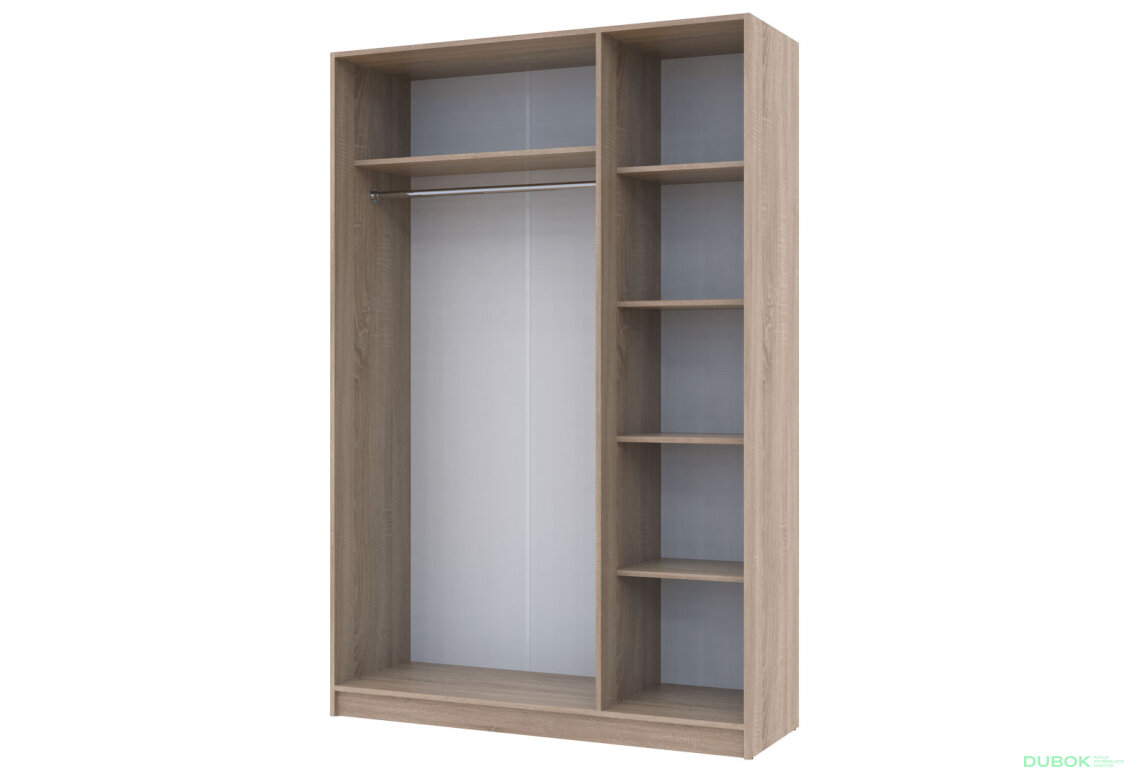 Obrázek 3 - Skříň Promo se 3 dveřmi 135 cm, Dub Sonoma