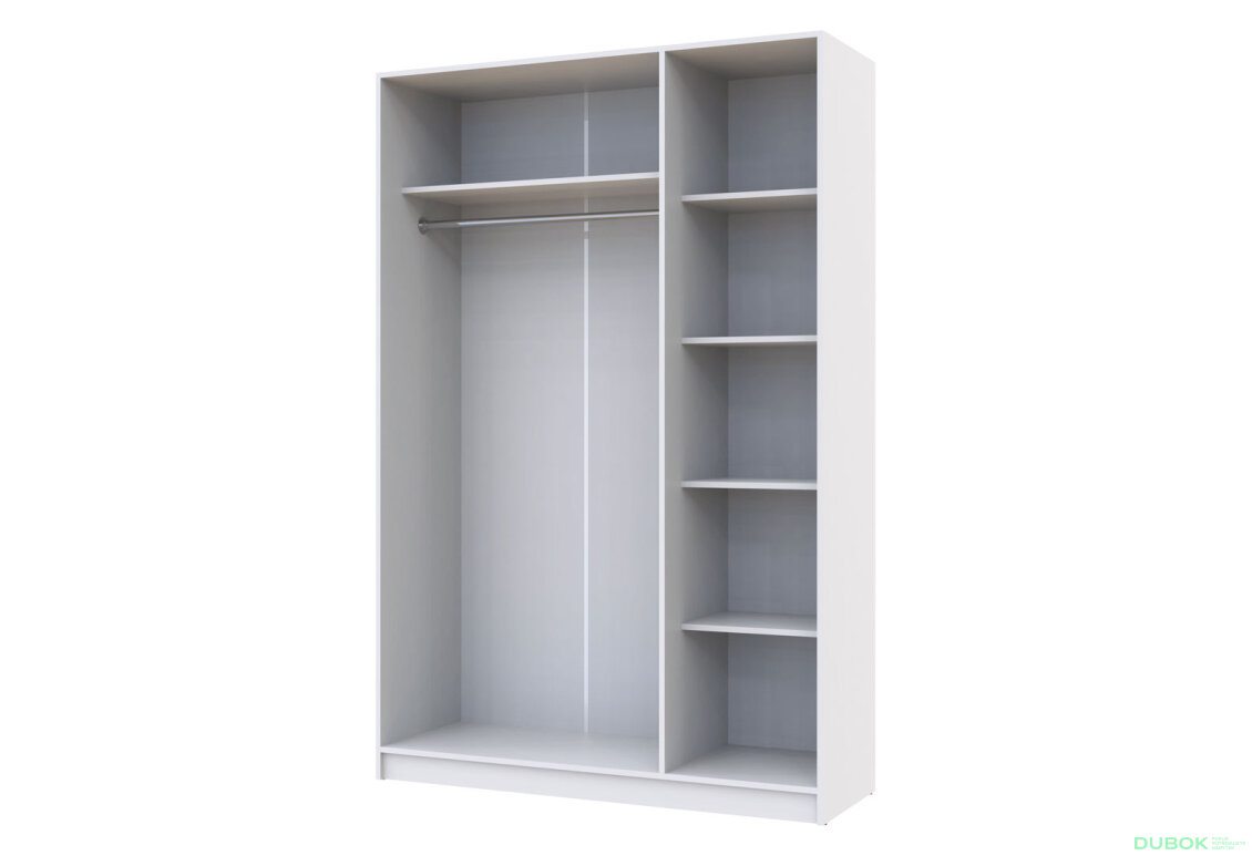 Obrázek 4 - Skříň Promo se 3 dveřmi 135 cm, bílá