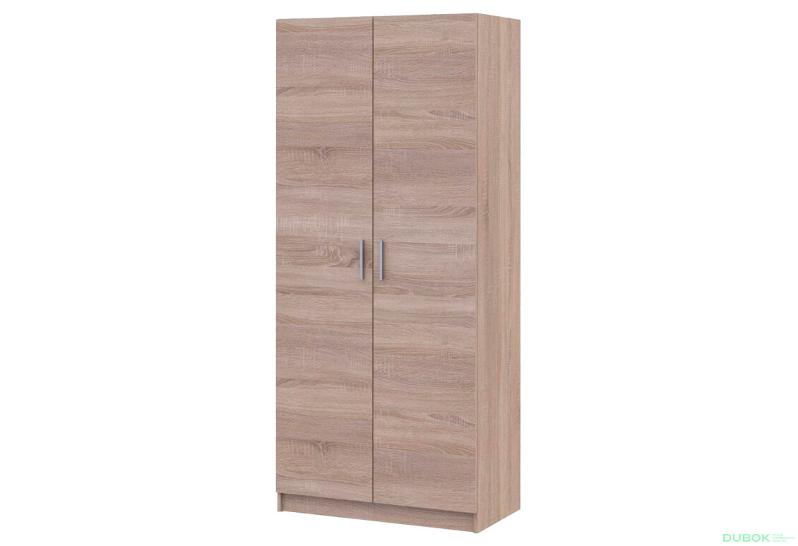 Obrázek 11847 - Skříň Promo s policemi 2+2 DTD 180×48×204 Dub sonoma