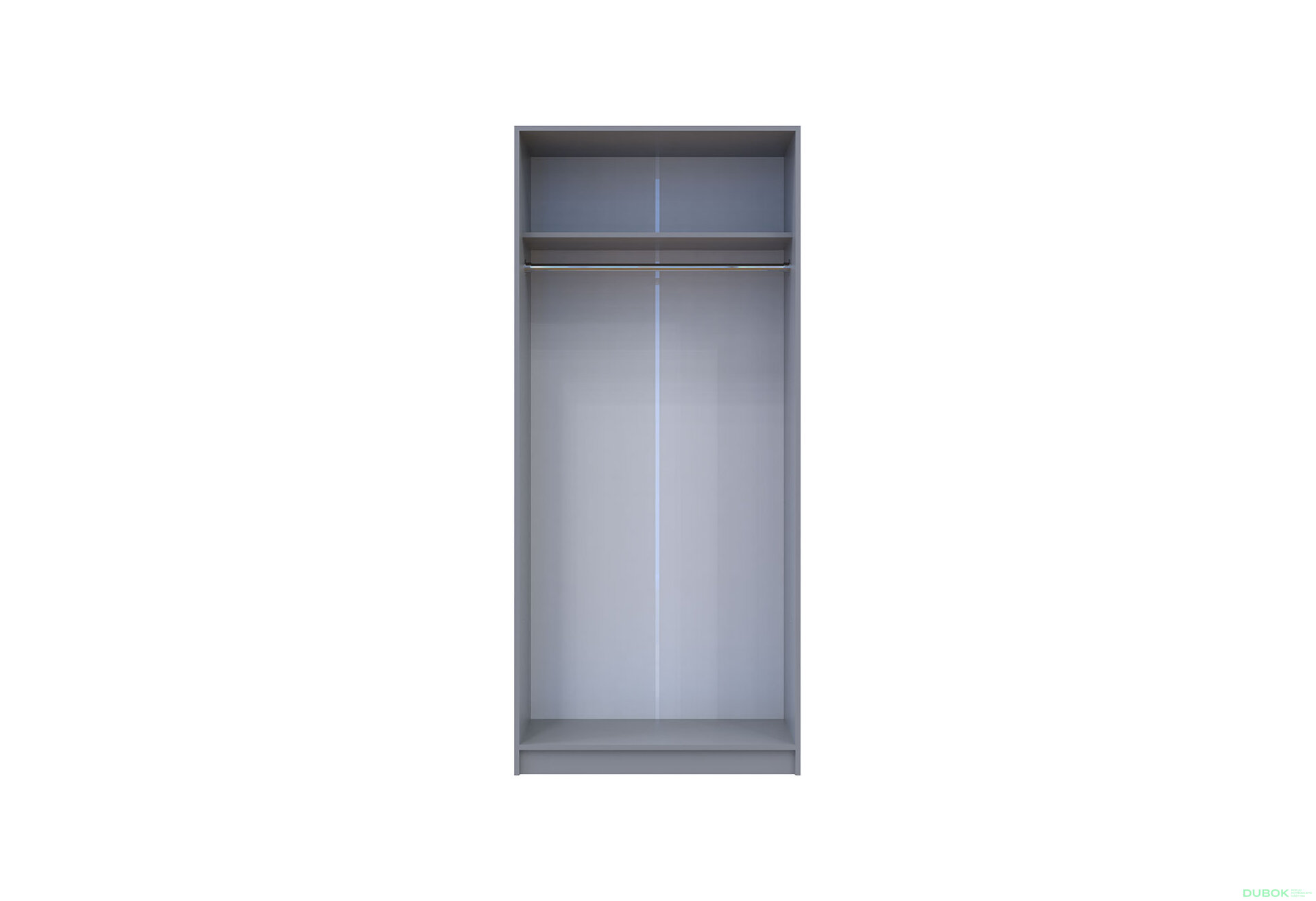 Obrázek 8 - Skříň Promo s 2 dveřmi 90 cm, šedá