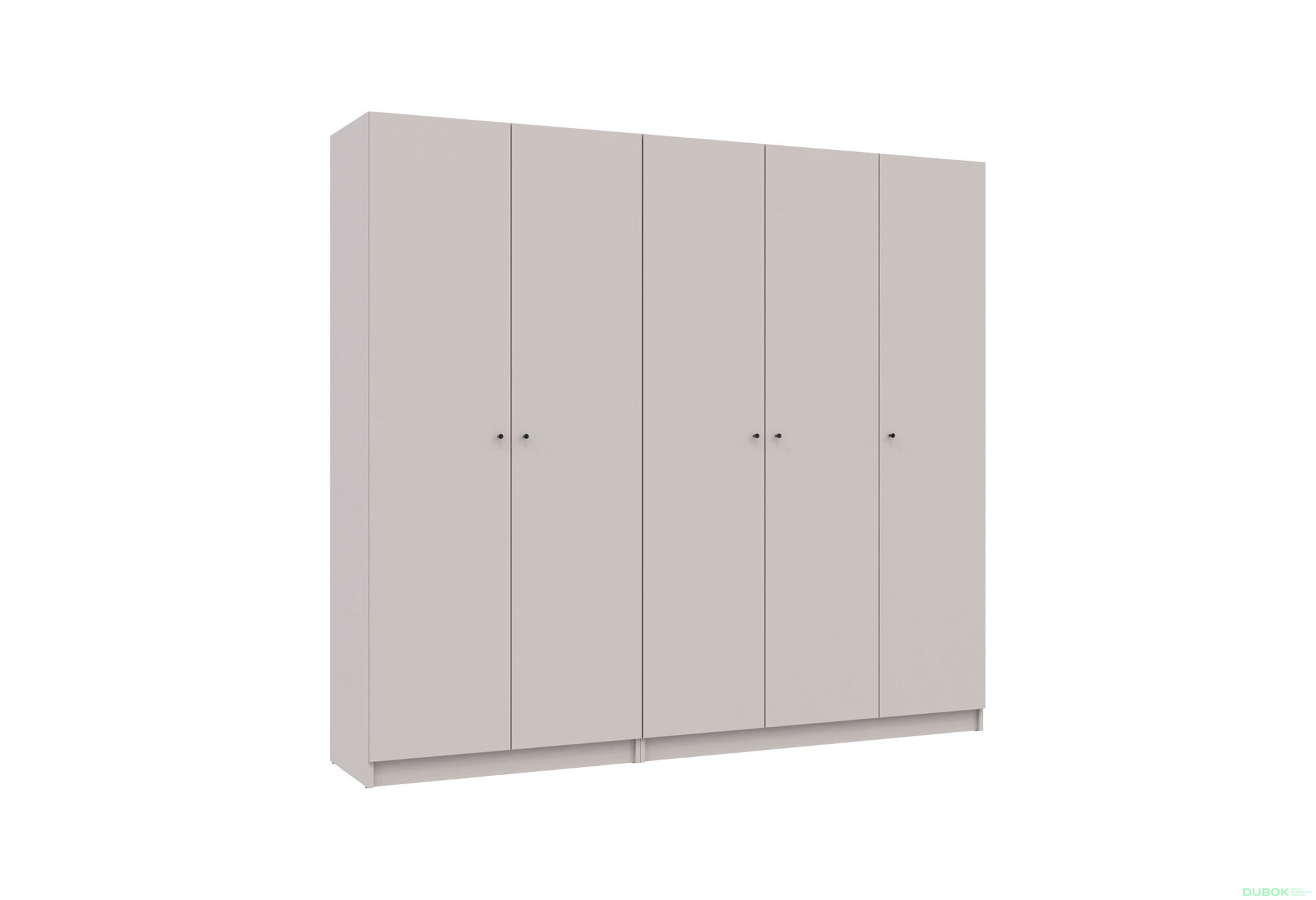 Obrázek 4 - Skříň Promo se 5 dveřmi 225 cm Kašmír