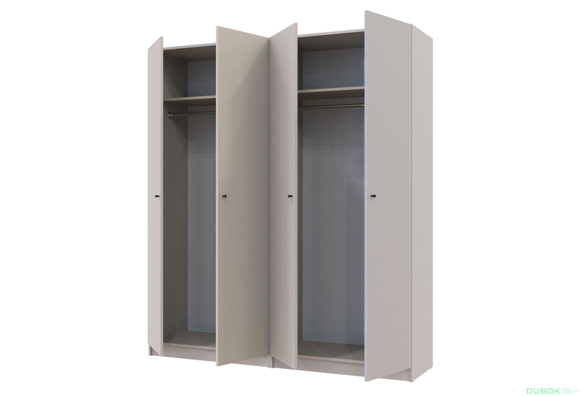 Obrázek 6 - Skříň Promo se 4 dveřmi 180 cm Kašmír