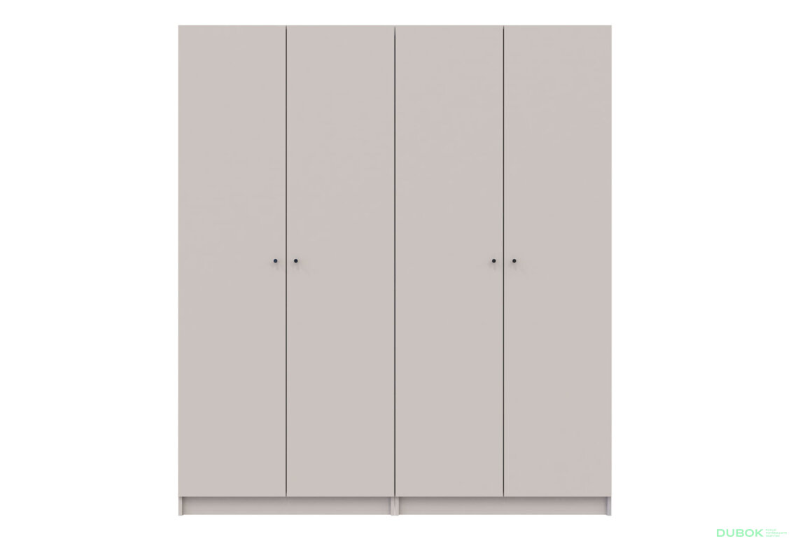 Obrázek 4 - Skříň Promo se 4 dveřmi 180 cm Kašmír
