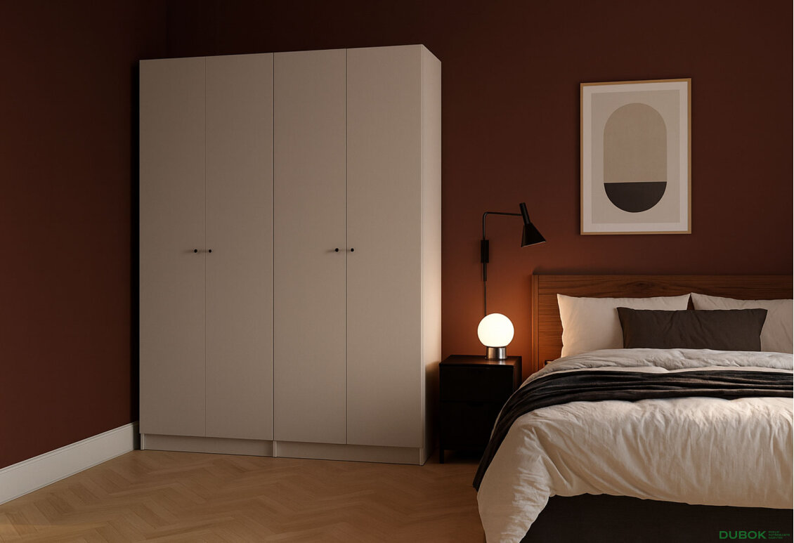 Obrázek 3 - Skříň Promo se 4 dveřmi 180 cm Kašmír