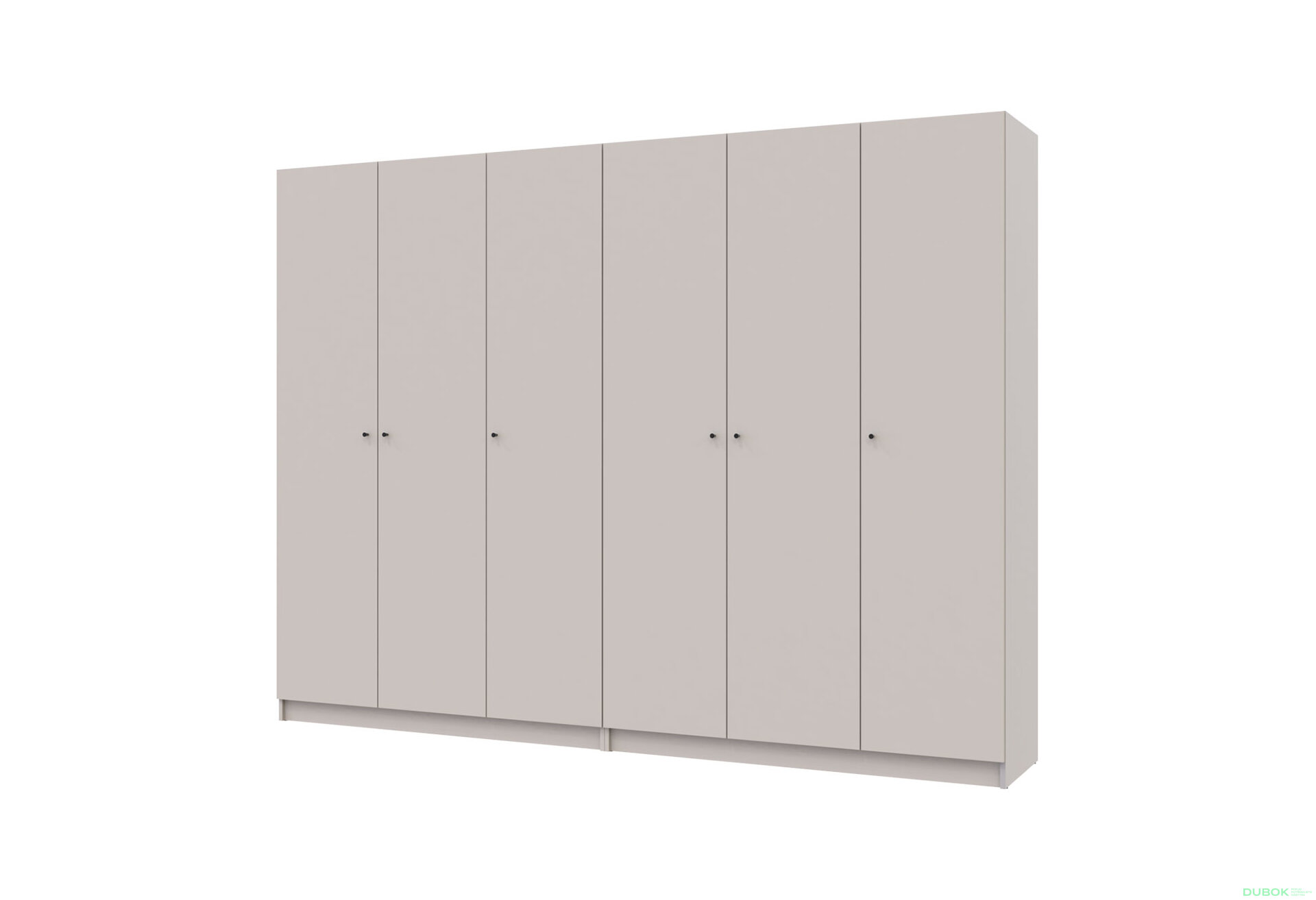 Obrázek 1 - Skříň Promo se 6 dveřmi 270 cm Kašmír