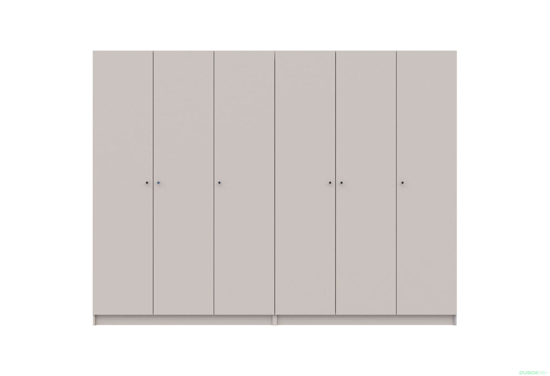 Obrázek 3 - Skříň Promo se 6 dveřmi 270 cm Kašmír