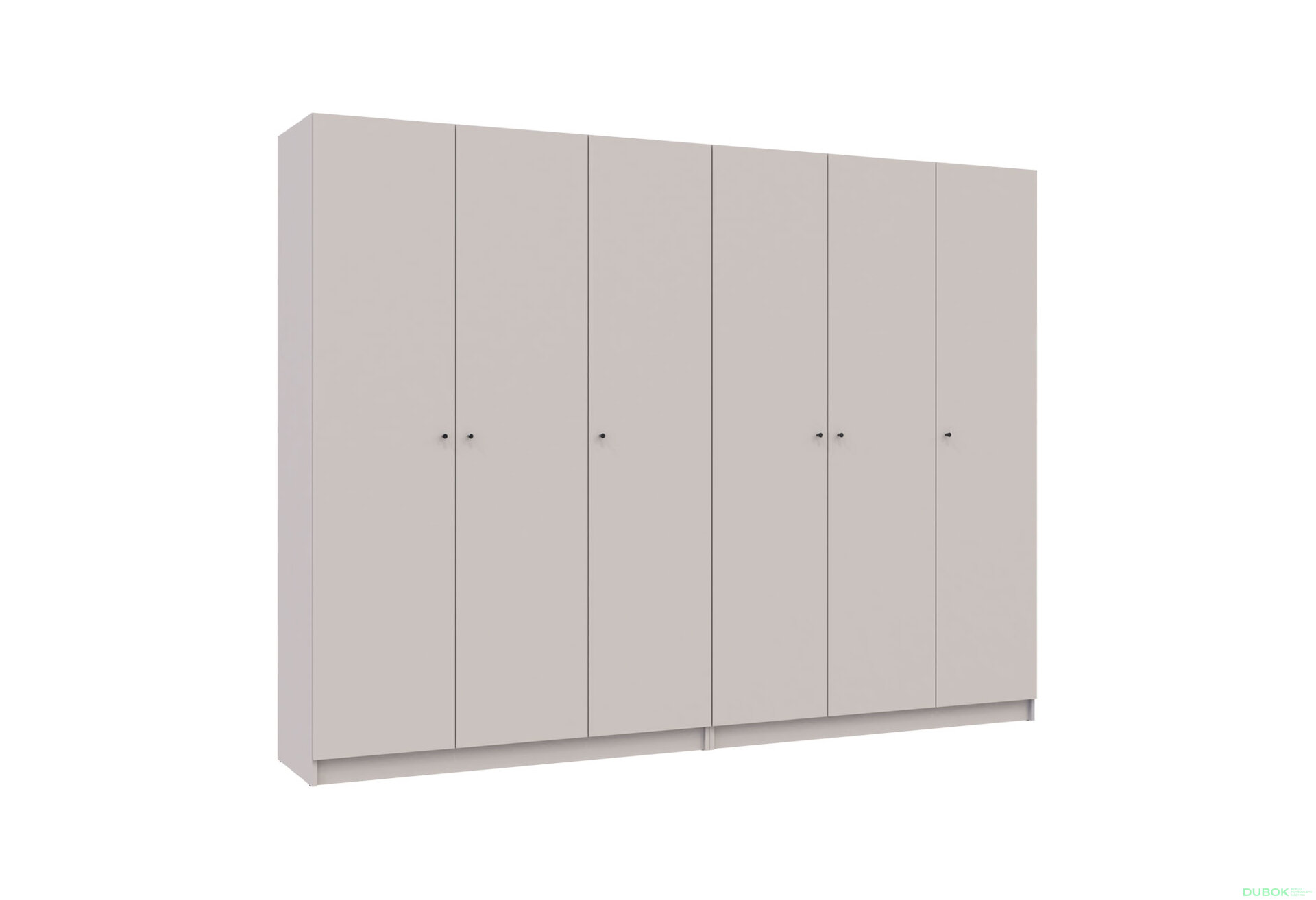 Obrázek 4 - Skříň Promo se 6 dveřmi 270 cm Kašmír