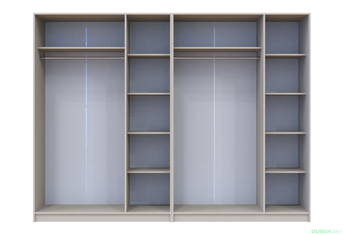 Obrázek 7 - Skříň Promo se 6 dveřmi 270 cm Kašmír