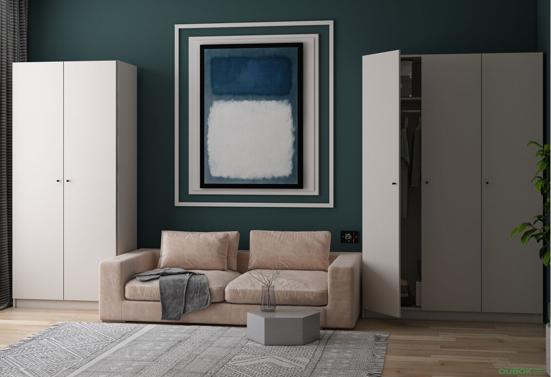 Obrázek 2 - Skříň Promo se 3 dveřmi 135 cm kašmír