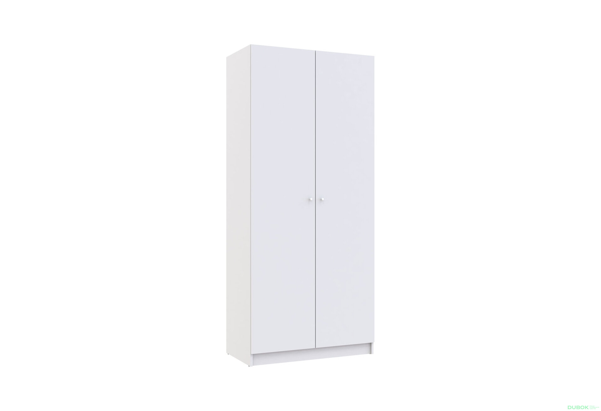 Obrázek 4 - Skříň Promo s policemi 2 DTD 90x48x204 Bílá