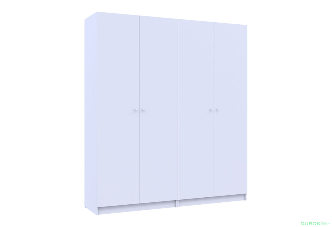 Obrázek 18 - Skříň Promo s policemi 2+2 DTD 180×48×204 Bílá