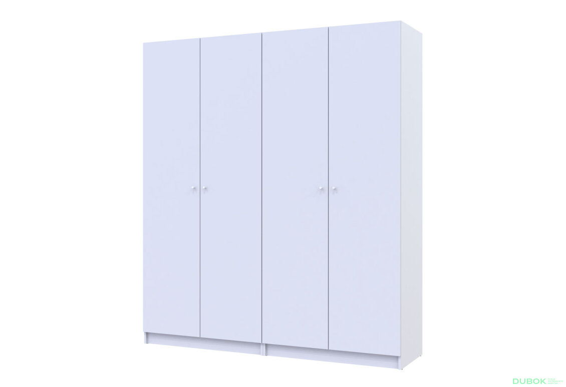 Obrázek 1 - Skříň Promo s policemi 2+2 DTD 180×48×204 Bílá
