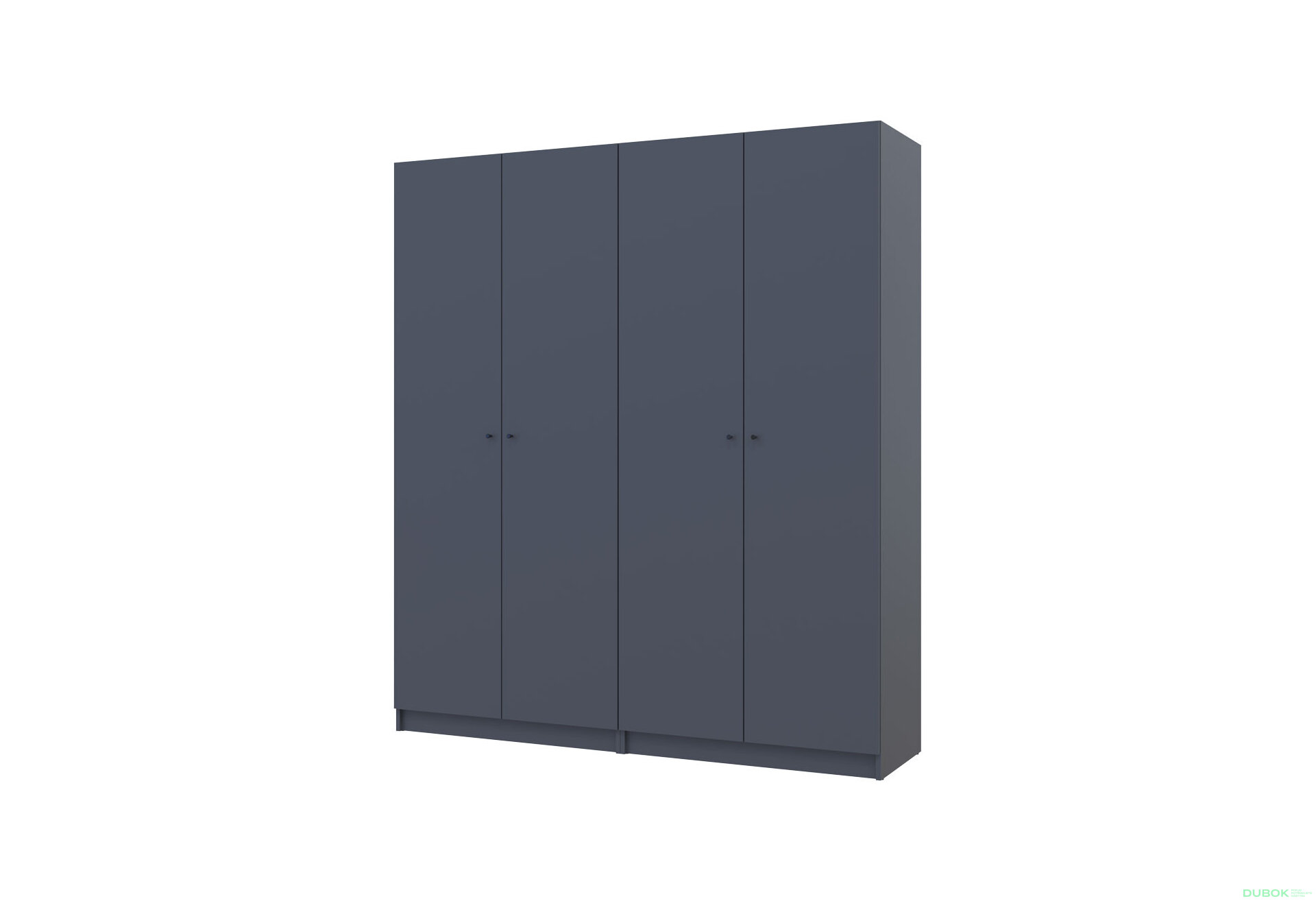 Obrázek 3 - Skříň Promo s policemi 2+2 DTD 180×48×204 Grafit