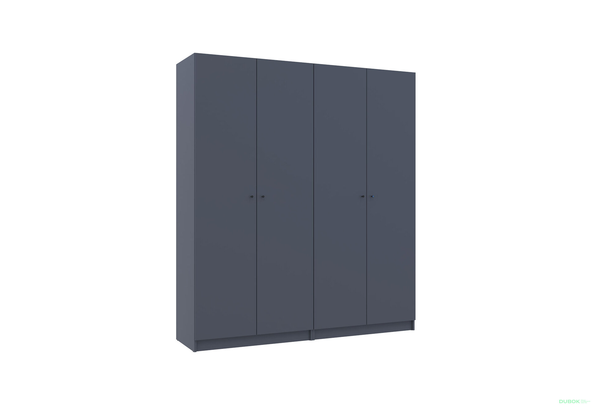 Obrázek 12 - Skříň Promo s policemi 2+2 DTD 180×48×204 Grafit