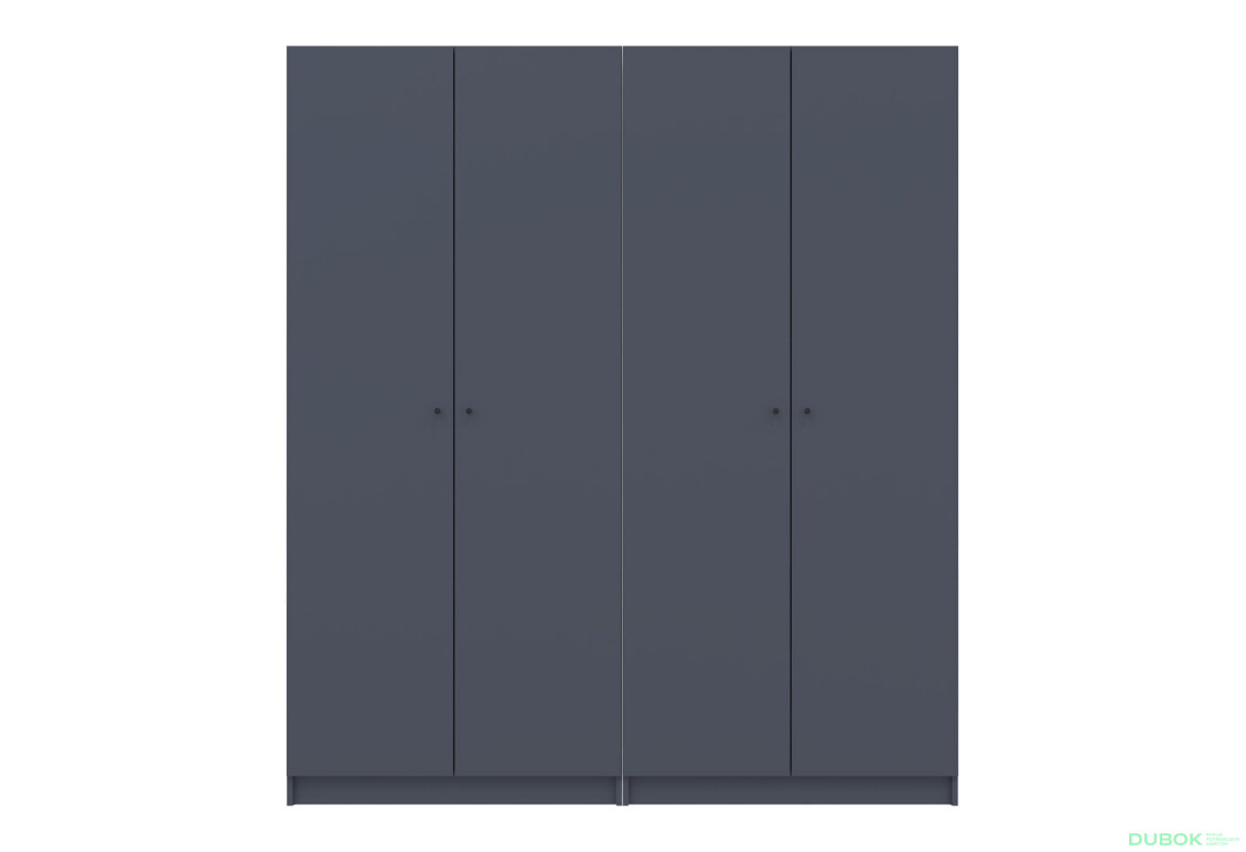 Obrázek 11 - Skříň Promo s policemi 2+2 DTD 180×48×204 Grafit