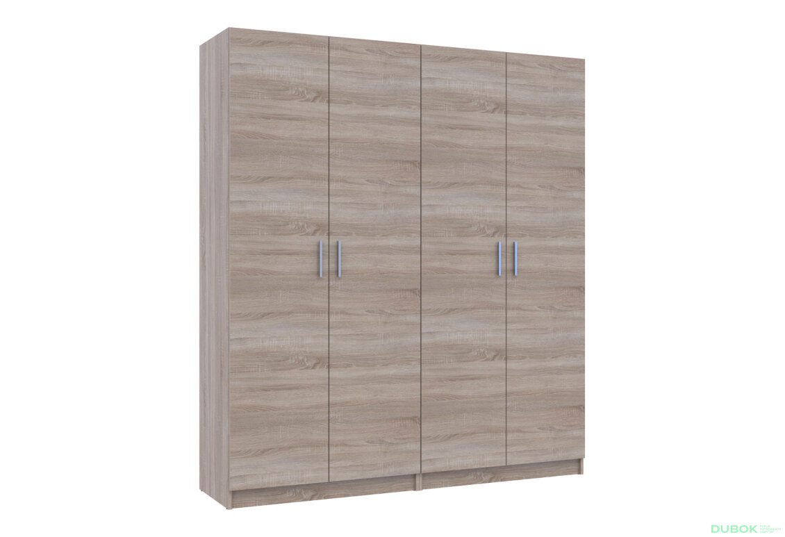 Obrázek 13 - Skříň Promo s policemi 2+2 DTD 180×48×204 Dub sonoma