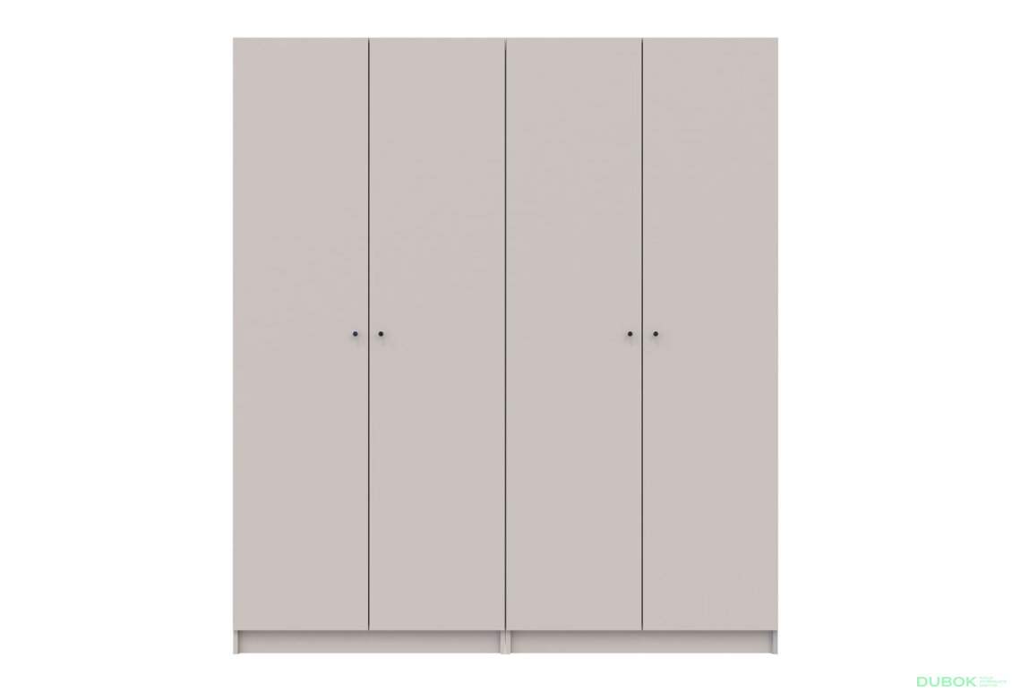 Obrázek 10 - Skříň Promo s policemi 2+2 DTD 180×48×204 Kašmír