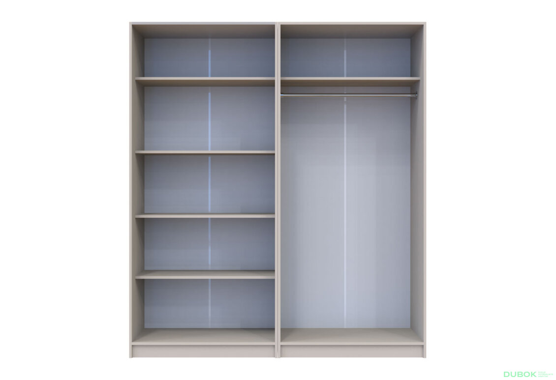 Obrázek 8 - Skříň Promo s policemi 2+2 DTD 180×48×204 Kašmír
