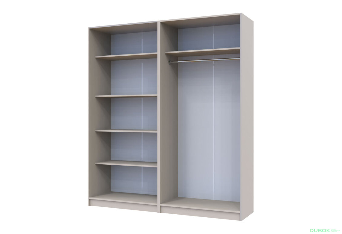 Obrázek 12 - Skříň Promo s policemi 2+2 DTD 180×48×204 Kašmír