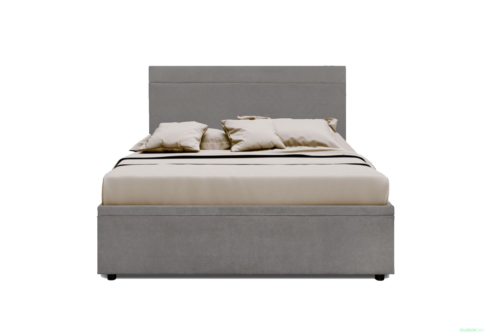 Obrázek 3 - Postel Fro Pik 140x200 s roštem, úložným prostorem Mono 246, šedá