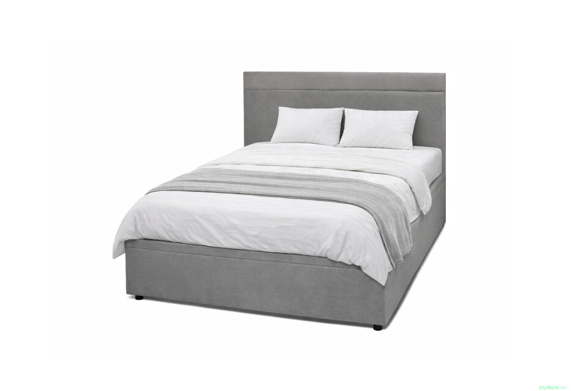 Obrázek 1 - Postel Fro Pik 140x200 s roštem, úložným prostorem Mono 246, šedá
