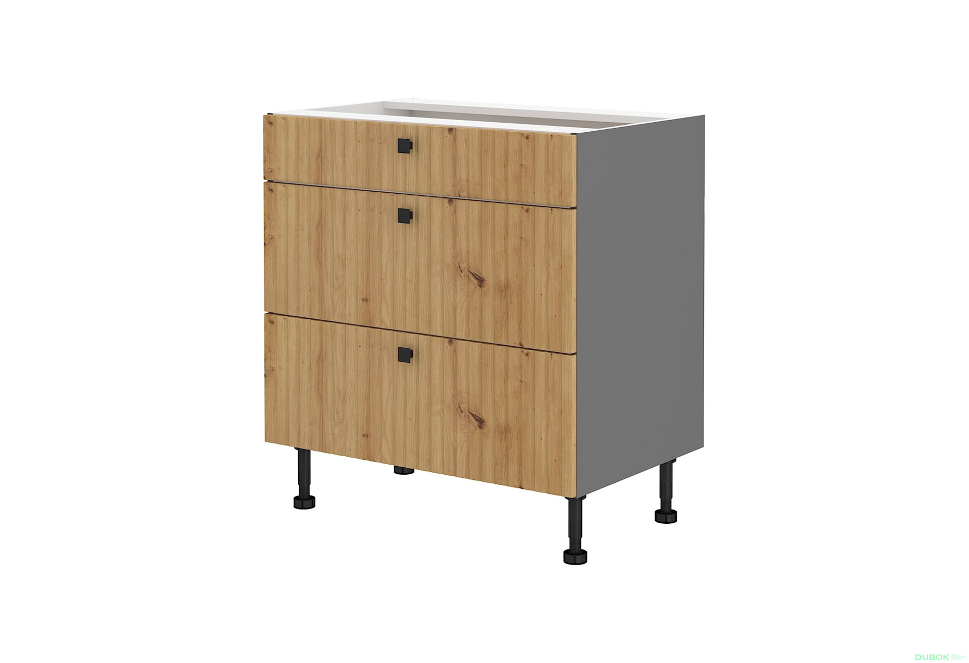 Obrázek 1 - 80 D 3S BB premium box Ava antracit / dub artisan