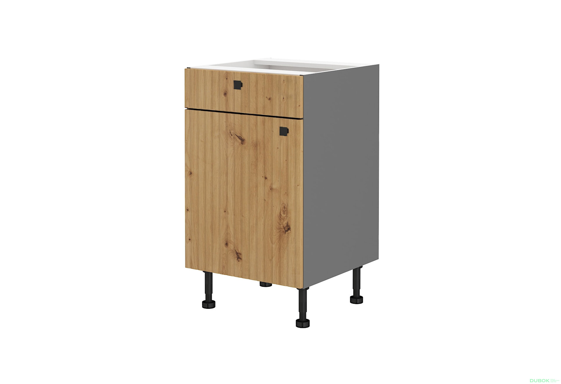 Obrázek 1 - 50 D 1F 1S BB premium box Ava antracit / dub artisan