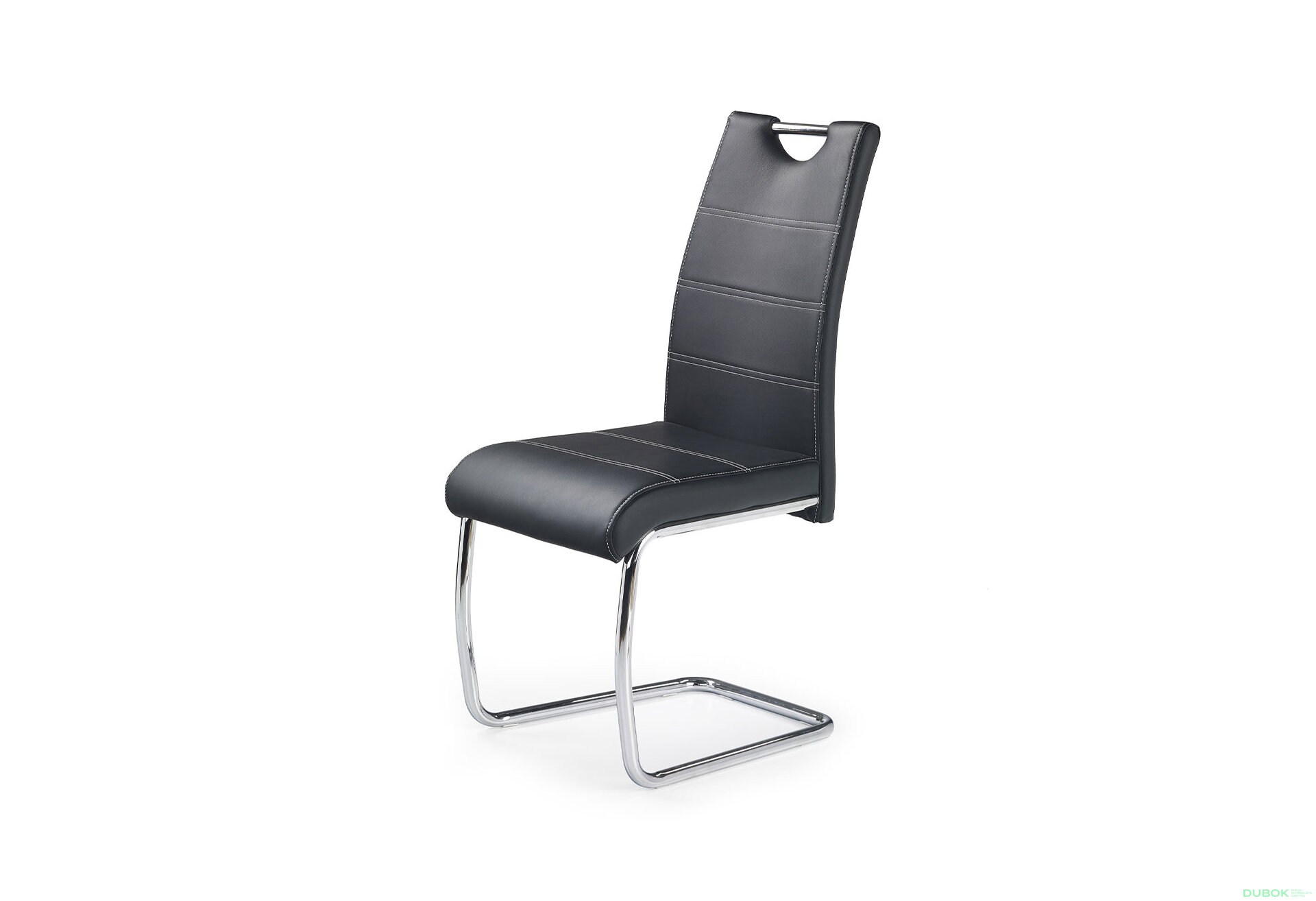 Obrázek 1 - Židle K211 chrom, ekokůže černá