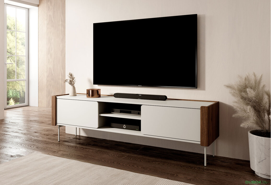 Obrázek 2 - TV stolek RTV180 warmia ořech / kašmír Wrap