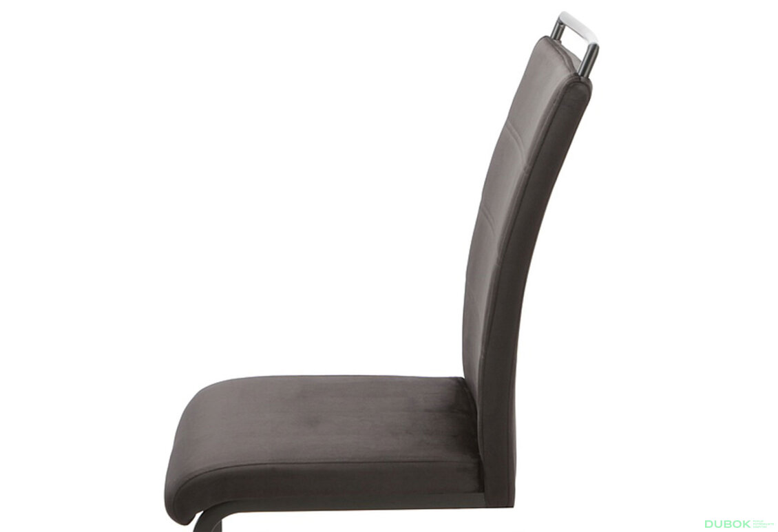 Obrázek 5 - Židle H-441 Velvet, černý 117, kov černá matná