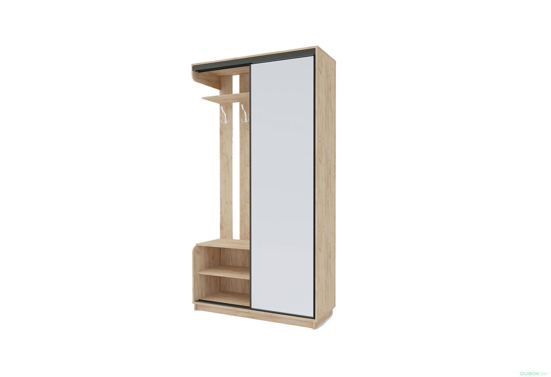 Obrázek 1 - Předsíňová sestava Alice 120 cm Dub kraft zlatý