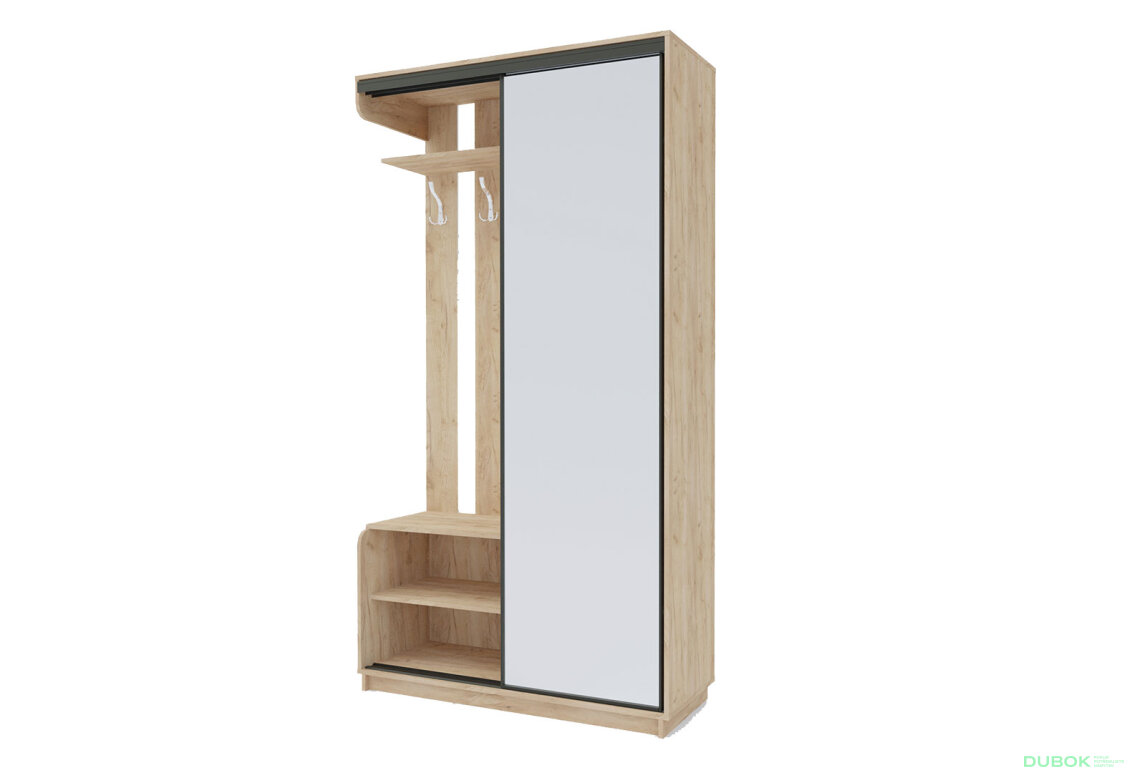 Předsíňová sestava Alice 120 cm Dub kraft zlatý